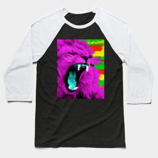 Pop Lion ROAR Baseball T-Shirt